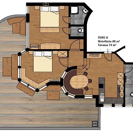 Séjour à la campagne Ausserbrente Tux